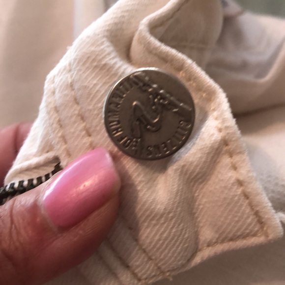 Citizens of Humanity low rise white capris - Picture 11 of 14